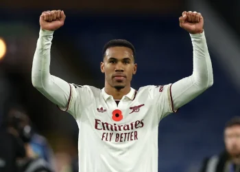 El brasileño Gabriel Magalhães, del Arsenal, de baja ‘varias semanas’