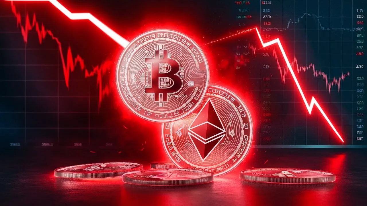 Criptomonedas en caída, se pierden las ganancias de 2025