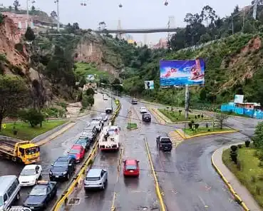 Un tramo de la avenida Costanera de La Paz será cerrado desde el lunes. FOTO: RRSS