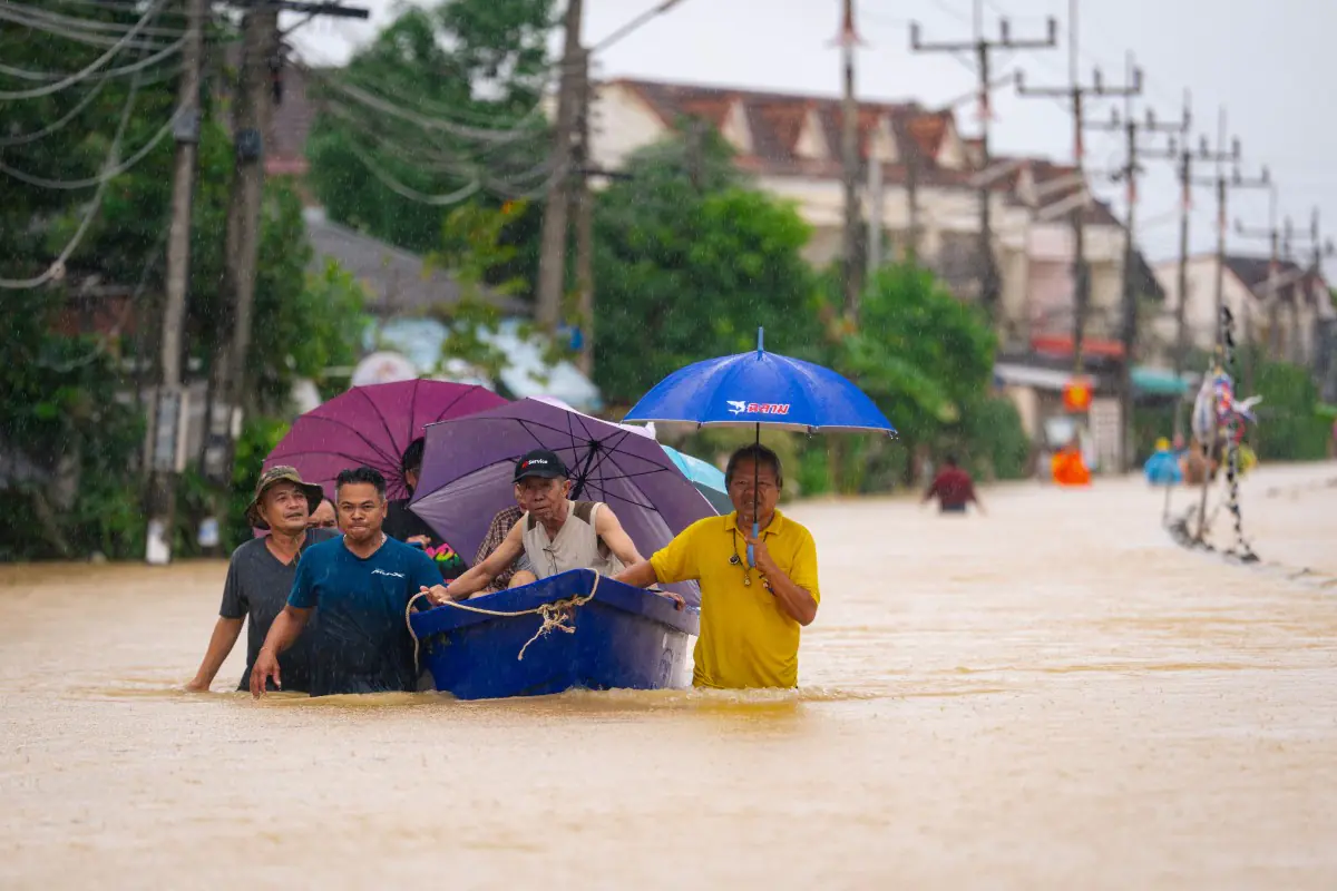 Evacuaron a los damnificados/AFP