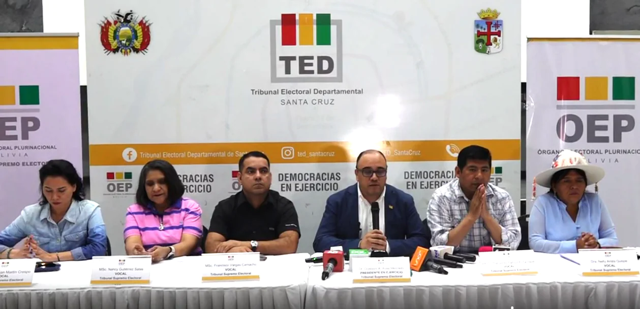 Subnacionales: TSE fija fechas para inscripción de alianzas y candidaturas