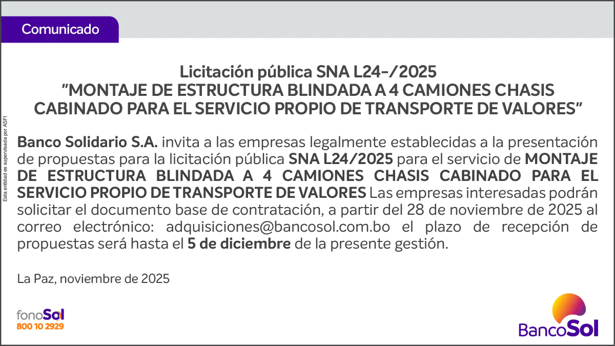 COMUNICADO