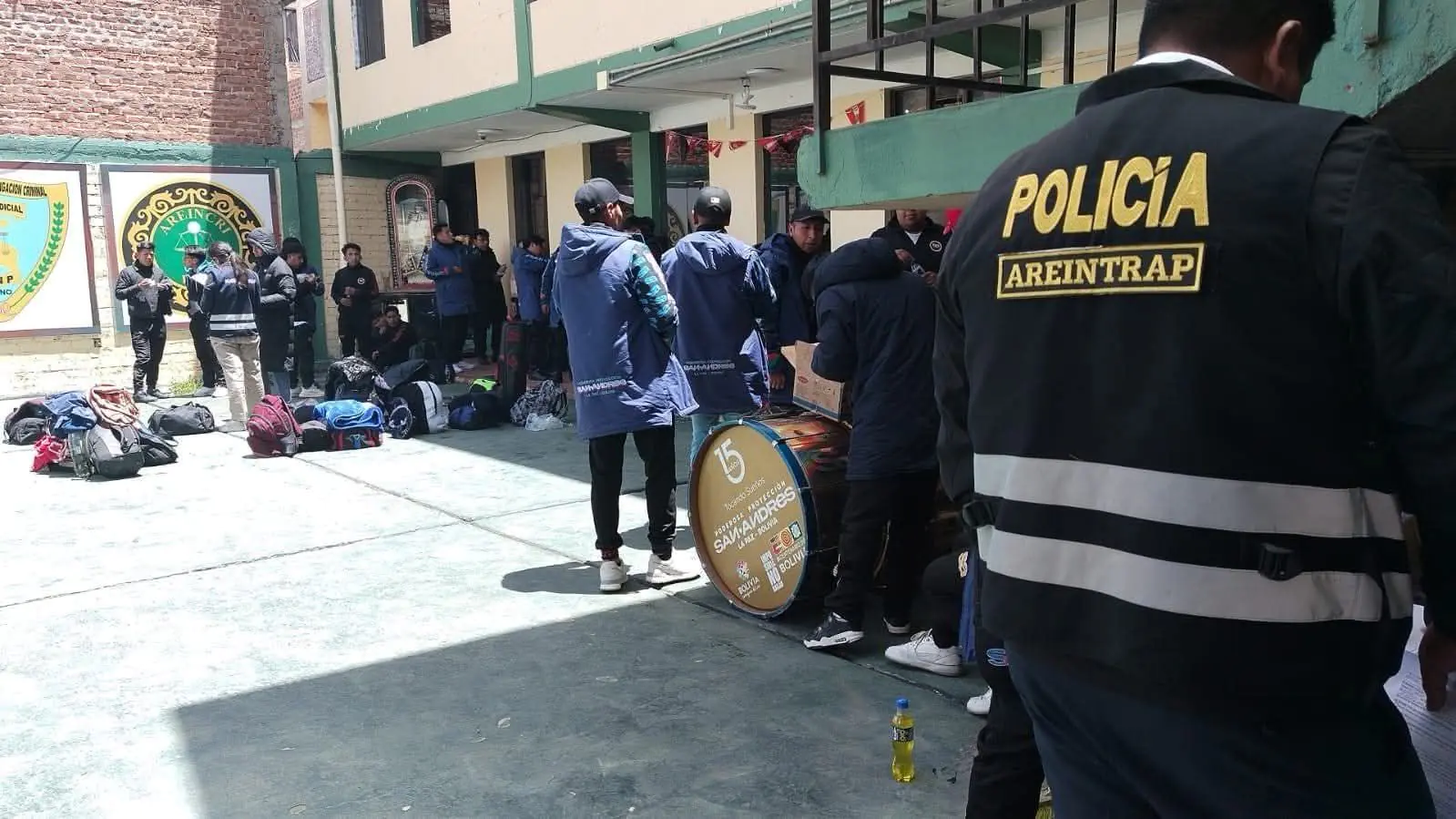 Integrantes de la banda Proyección San Andrés fueron retenidos en Perú. FOTO: RRSS