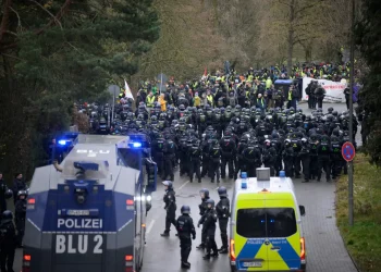 Los ultraderechistas se enfrentaron con la Policía/AFP