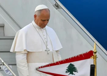 El papa León XIV llega al Aeropuerto Internacional de Beirut/AFP