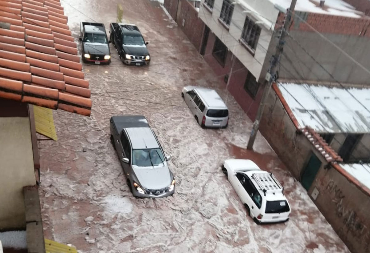 Tragedia en Sucre: Granizada causa la muerte de al menos cuatro personas, hay 6 desaparecidos