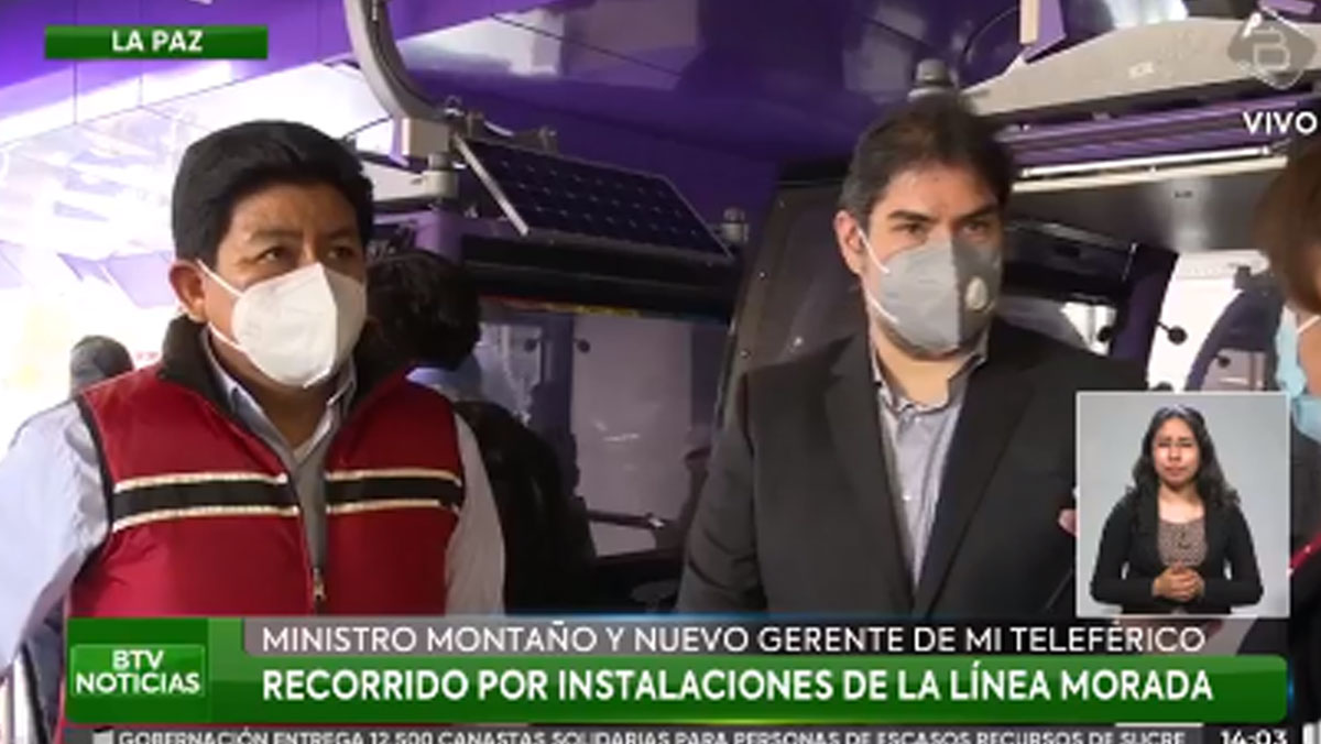 Montaño dice que en la estatal Mi Teleférico no hay para pagar ‘salarios’