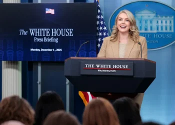 La secretaria de prensa de la Casa Blanca, Karoline Leavitt/AFP