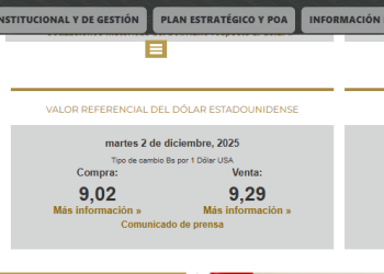 Economistas advierten límites en el tipo de cambio referencial del BCB