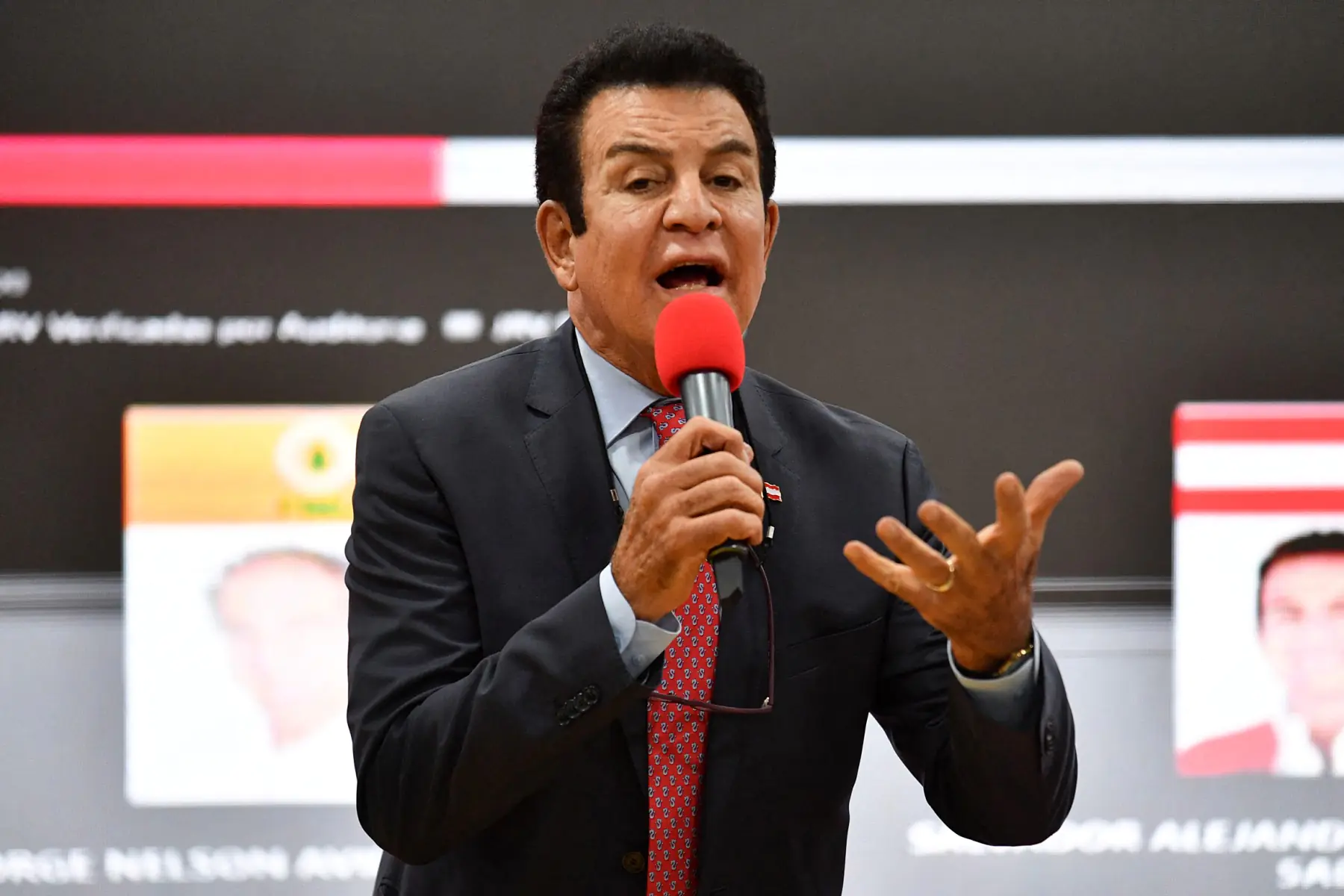 Salvador Nasralla, candidato presidencial/AFP