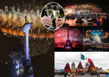 Así despidió el mundo al 2025 y dio la bienvenida al año nuevo