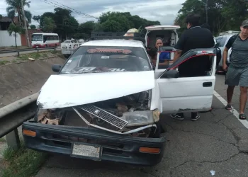 Un accidente de tránsito en Santa Cruz. Foto referencial RRSS
