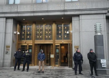 El tribunal en Nueva York está fuertemente custodiado/AFP