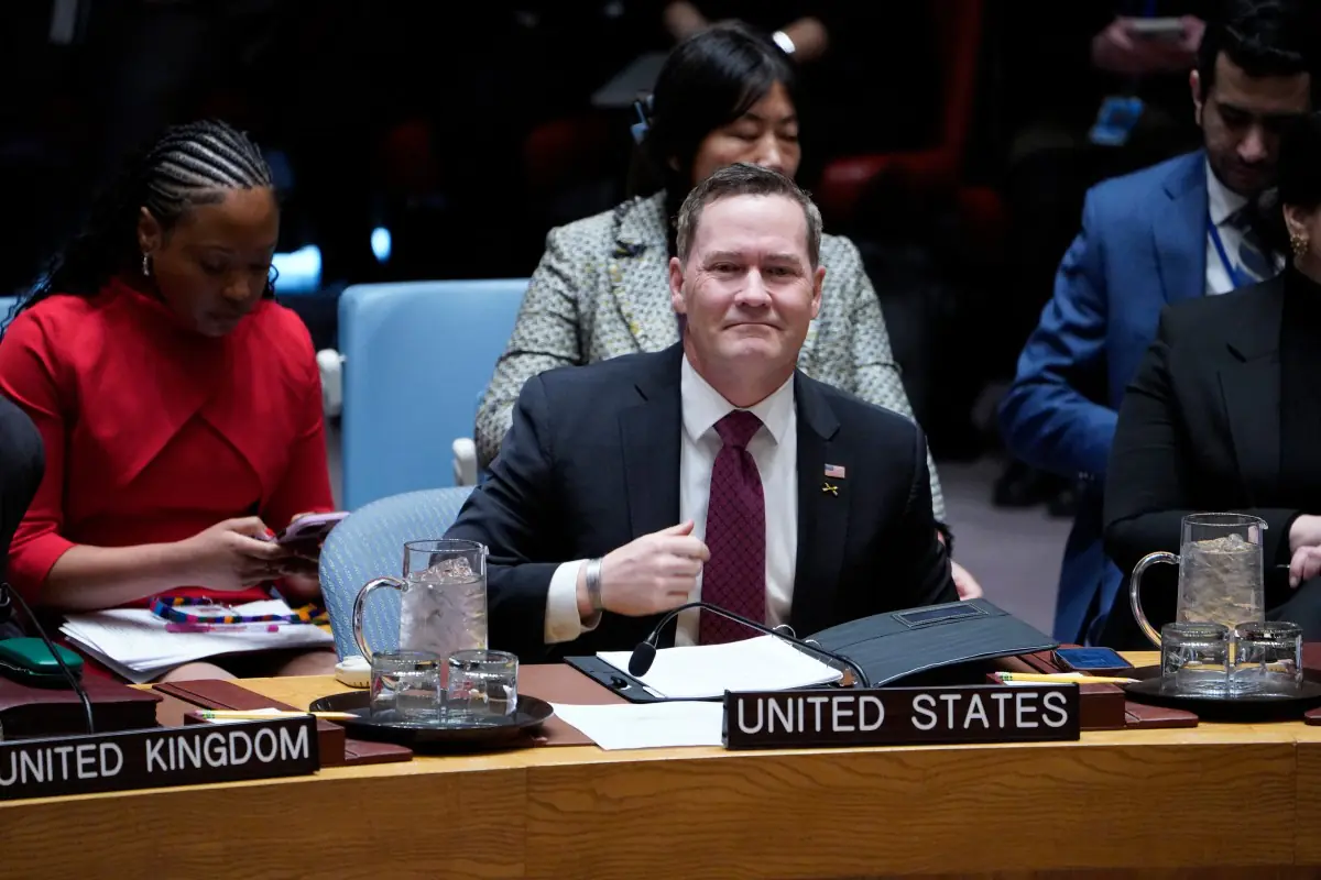 El representante de Estados Unidos ante la ONU, Michael Waltz/AFP