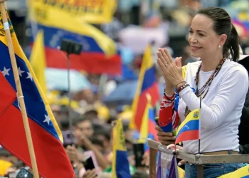 La líder opositora venezolana y nobel de la paz María Corina Machado/AFP