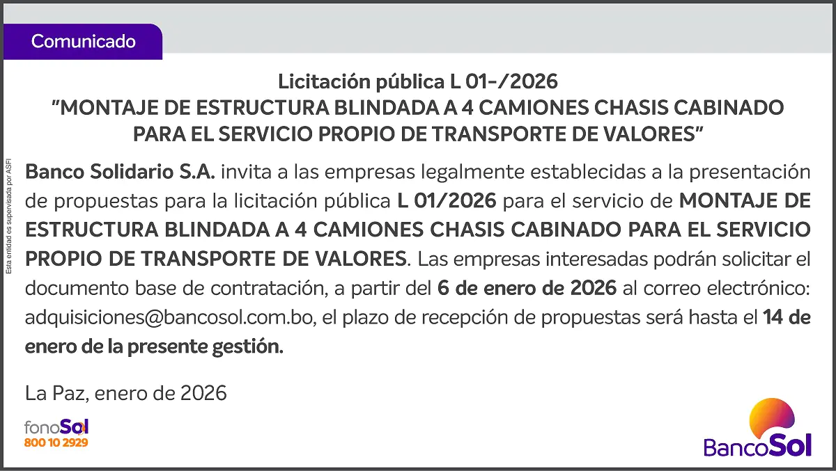 COMUNICADO