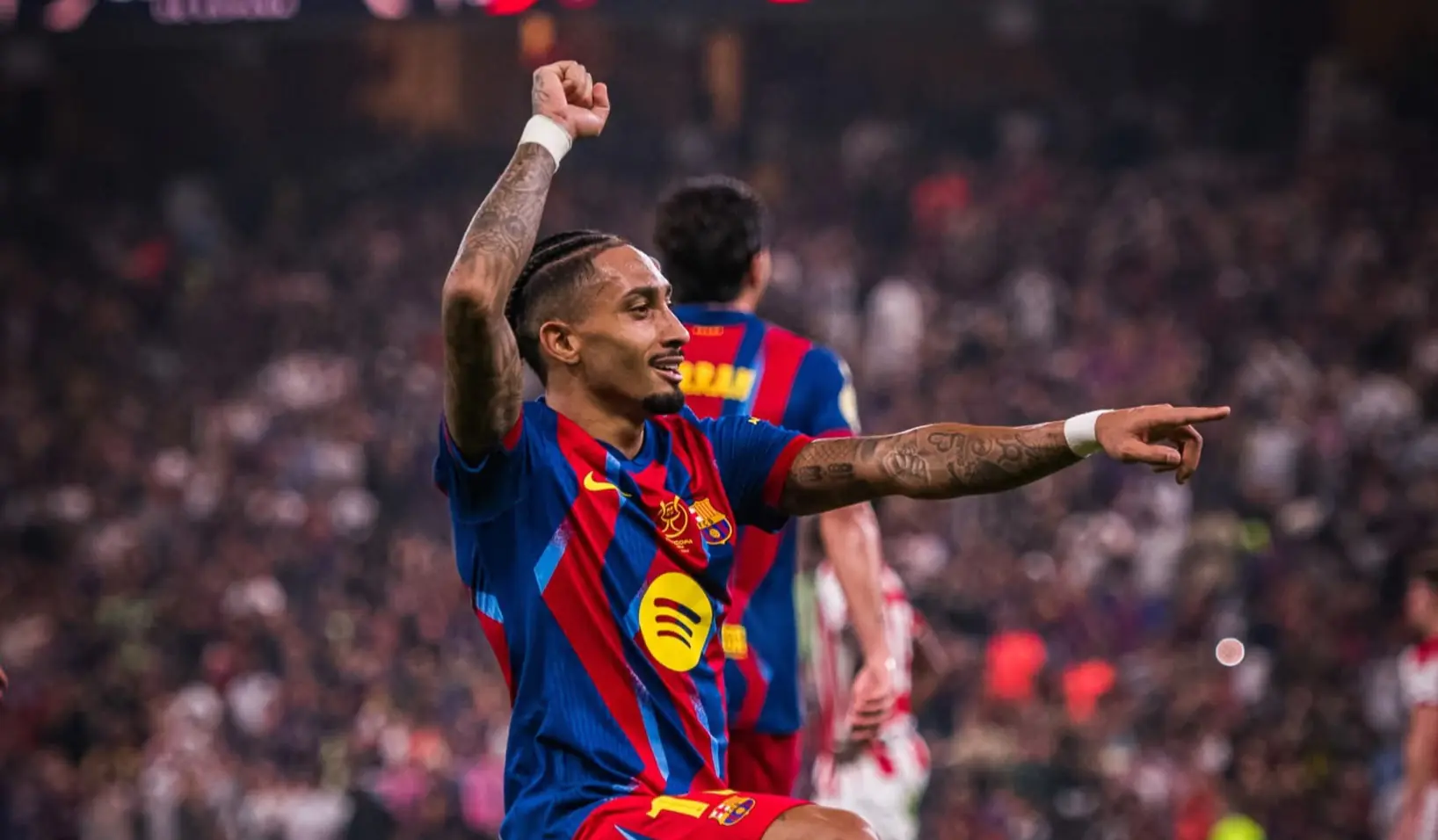 Raphinha lidera al Barça ante Athletic (5-0) en la Supercopa