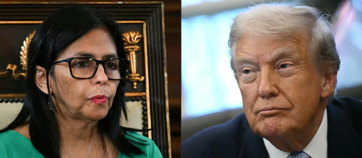 Trump presiona a Delcy Rodríguez con algunas medidas/AFP