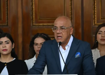 El presidente de la Asamblea Nacional de Venezuela, Jorge Rodríguez, hizo el anuncio/AFP