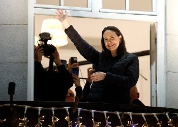 La ganadora del Nobel en su primera aparición pública en Oslo/AFP