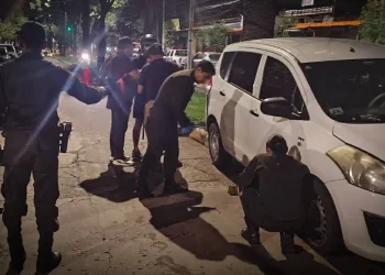 La escena del crimen de Mauricio Aramayo. Foto: RRSS