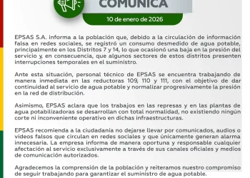 Epsas publicó un comunicado/Epsas