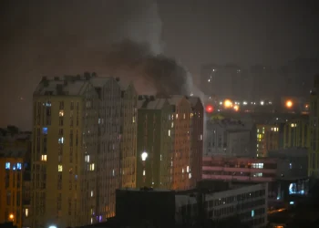 El misil ruso alcanzó una zona residencial/AFP