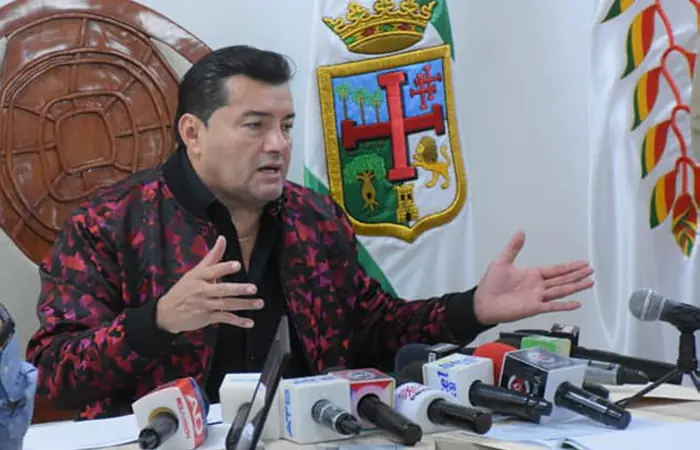 El alcalde de Santa Cruz, Jhonny Fernández. FOTO: RRSS