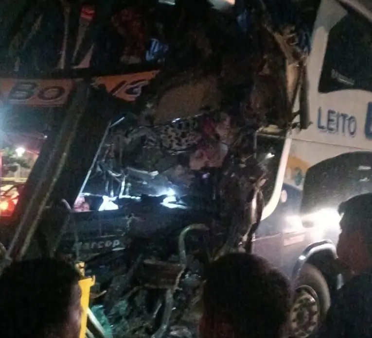 El bus fue el más afectado/RRSS