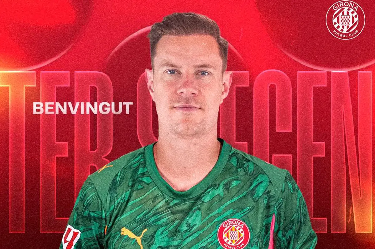 El arquero del Barça Ter Stegen se va cedido al Girona