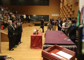 Diputados posesiona a los nuevos vocales electorales de Oruro y Potosí