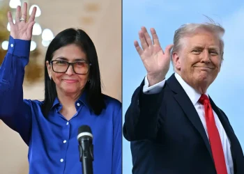 Delcy Rodríguez y Donald Trump inician una nueva fase de relaciones diplomáticas/AFP