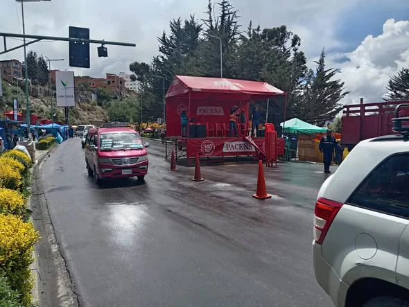 Cuatro avenidas del centro de La Paz serán cerradas por la inauguración de la feria de la Alasita. FOTO: AMUN