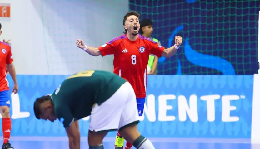 Bolivia cae goleada 0-4 ante Chile en la Copa América de Futsal