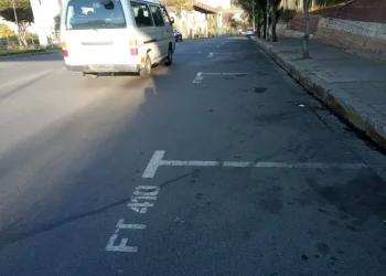 El sistema de parqueos tarifados continua vigente en el municipio de La Paz. FOTO: AMUN