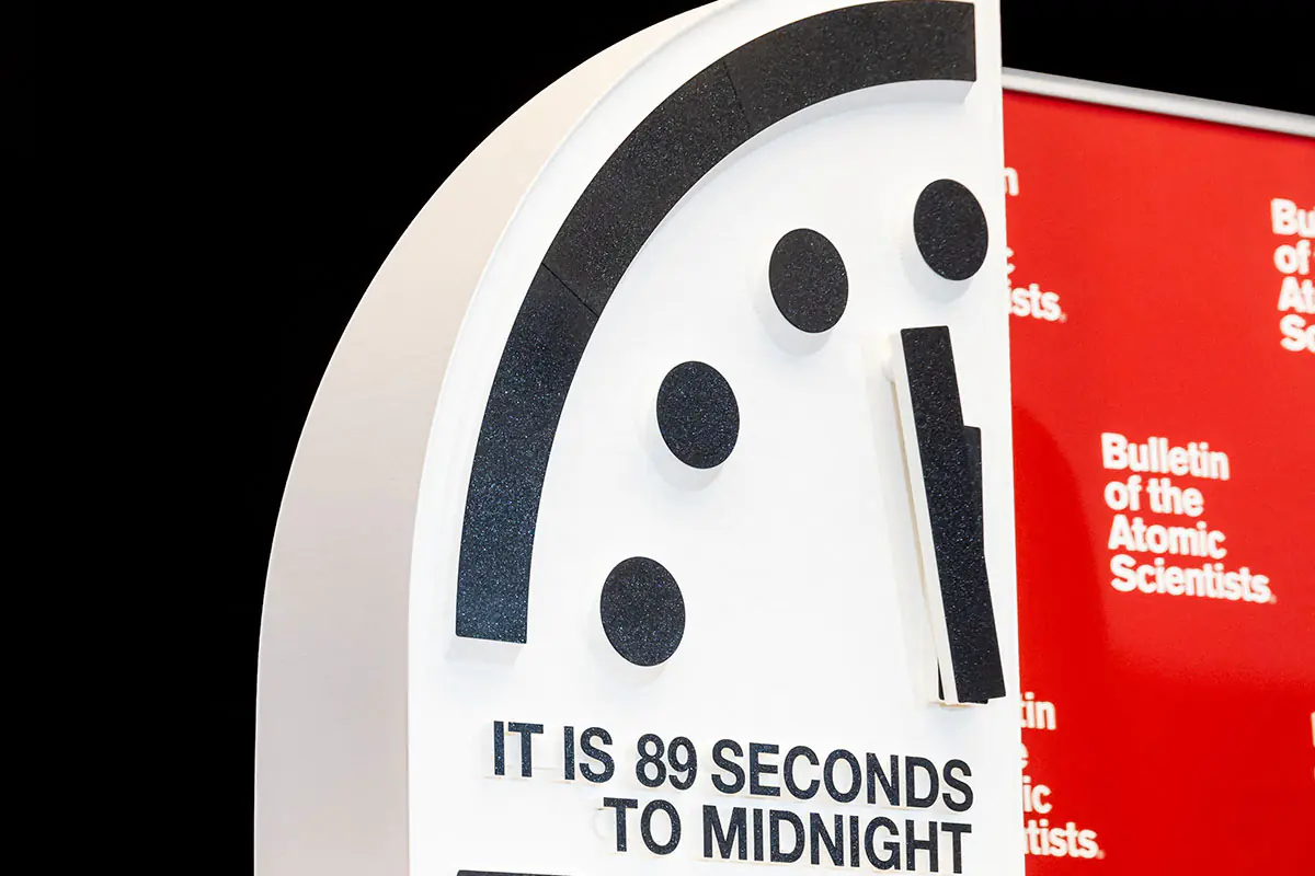 El Reloj del Apocalipsis se acerca más que nunca a la catástrofe
