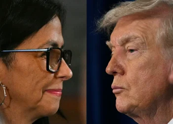 Delcy Rodríguez está bajo la mira de Donald Trump/AFP