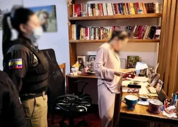La Fiscalía ingresó a la casa de la excandidata Luisa Gonzáles/Fiscalía de Ecuador