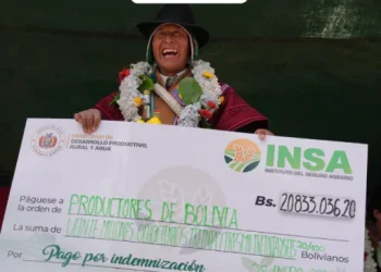 Seguro Agrario Minka paga Bs 20 millones a productores afectados