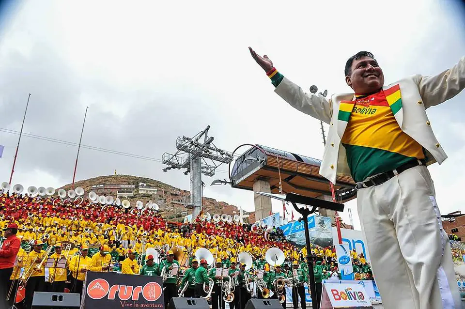El Festival de Bandas de Oruro se realizará el próximo 7 de febrero. FOTO: Fededbampo