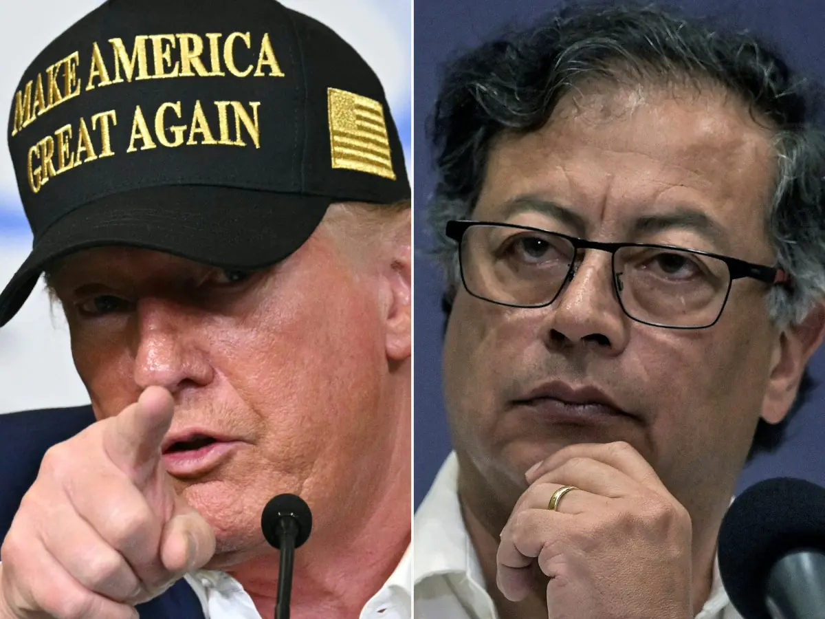 Trump y Petro tienen una tensa relación/AFP