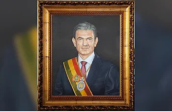 El retrato oficial del presidente Paz pasa a formar parte de la Casa de la Libertad