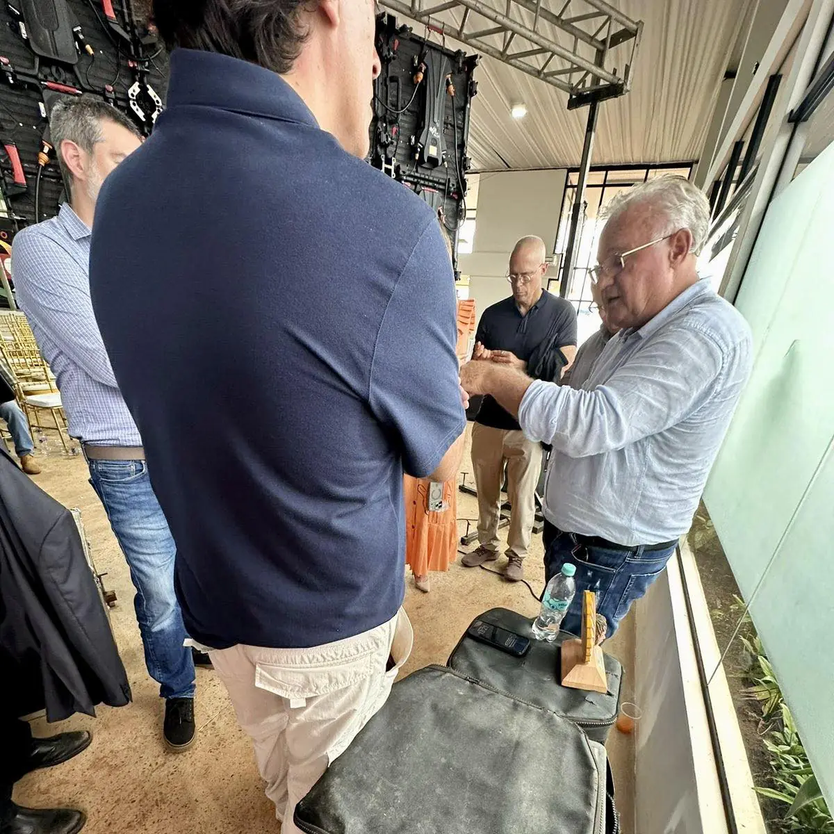El ‘rey de la soya’ brasileño se reunió con el Ministerio de Obras Públicas