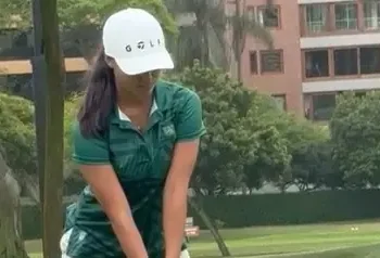 Mara Dajer se ubica tercera en el inicio del golf en los Juegos Bolivarianos