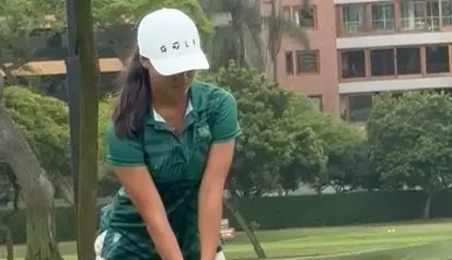 Mara Dajer se ubica tercera en el inicio del golf en los Juegos Bolivarianos