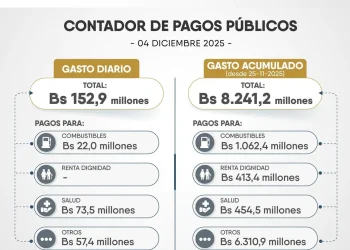 De Bs 152,9 MM que gastó este jueves el Gobierno, 48% fue en salud