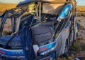 El bus quedó a un costado de la carretera/RRSS