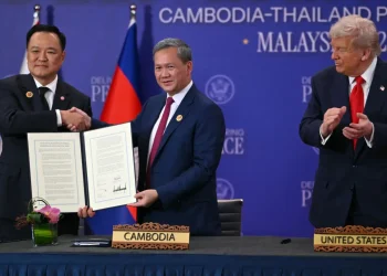 Los primeros ministros de Tailandia y Camboya firman un acuerdo de Paz gestionado por Trump/AFP