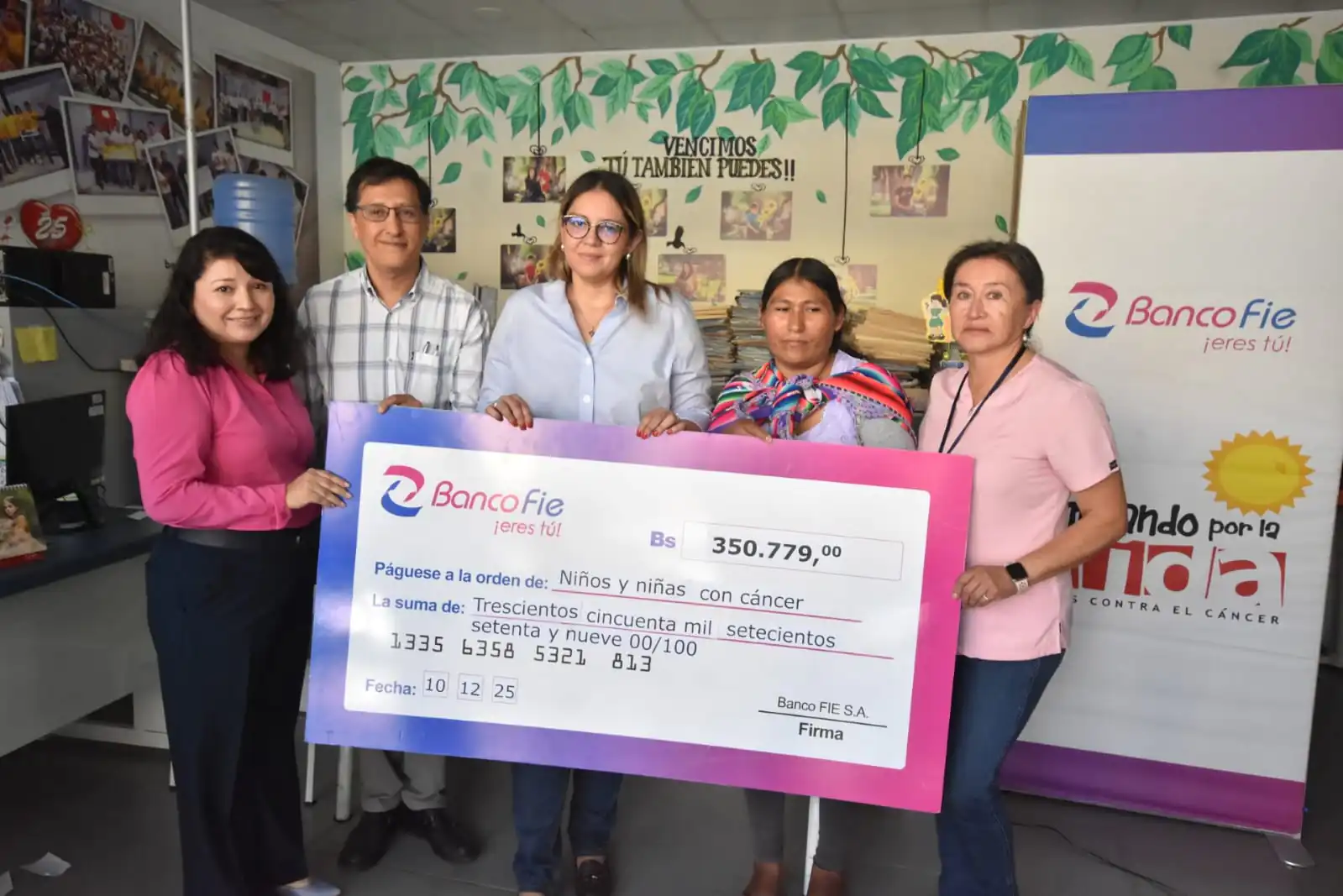 “Caminando por la Vida” alcanzó un récord histórico de recaudación, más de dos millones de bolivianos para la atención de niñas y niños con cáncer