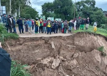 Acceso al puente de Colpa Bélgica. Foto: RRSS Detrás de la Verdad sin Censura